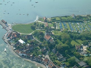 Bosham from the air.